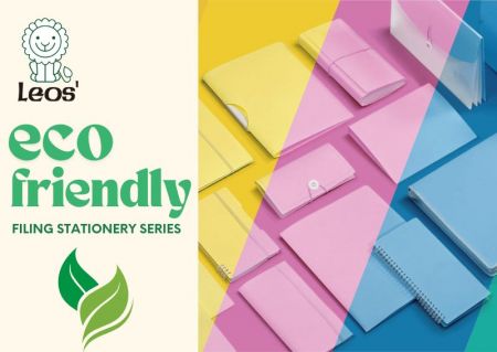 Eco Friendly Filing Stationery Series - Eco Friendly File Folders and Recycled Stationery Organizer Series